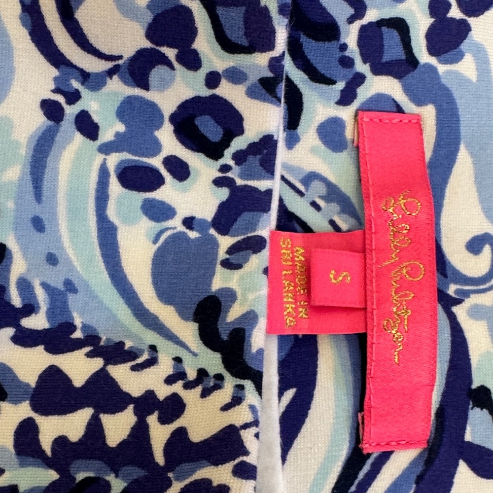 Lily Pulitzer Blue White Breezes Skort - Picture 4 of 5